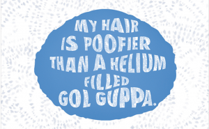 Image of a gol gappa from the Sunsilk Hairapy aa Gaya campaign