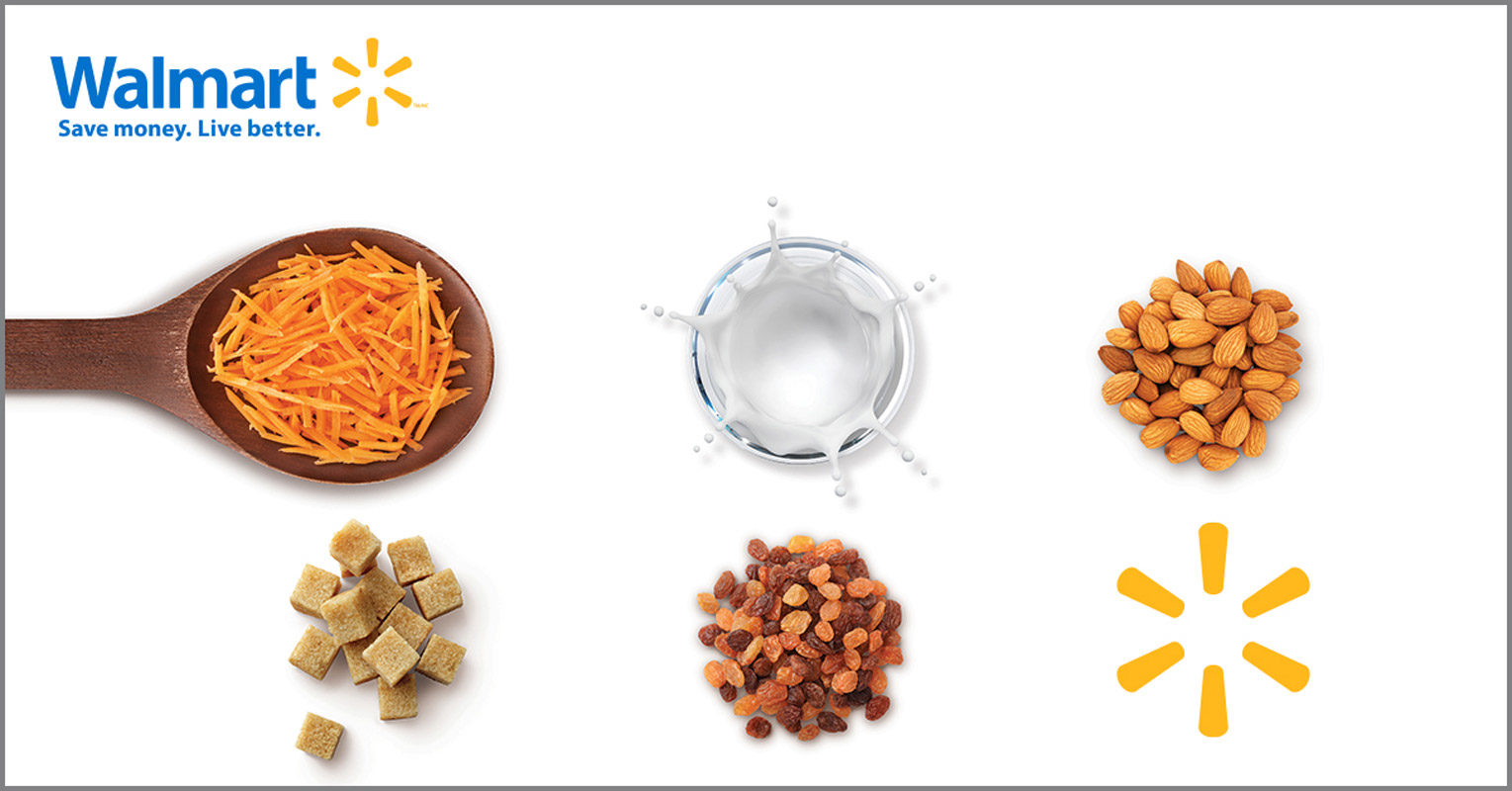 Vaisakhi_Facebook_sweet is an ad for Walmart that shows all the ingredients for carrot halwa.